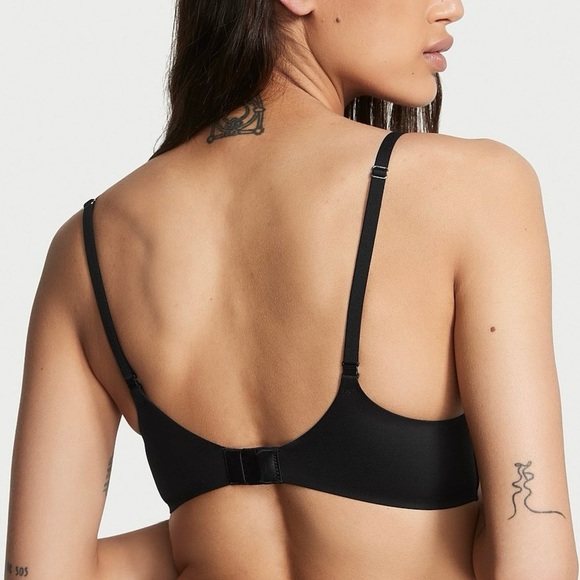 Victoria's Secret| Padded Demi Black Wireless Bra Sz M - Picture 6 of 6